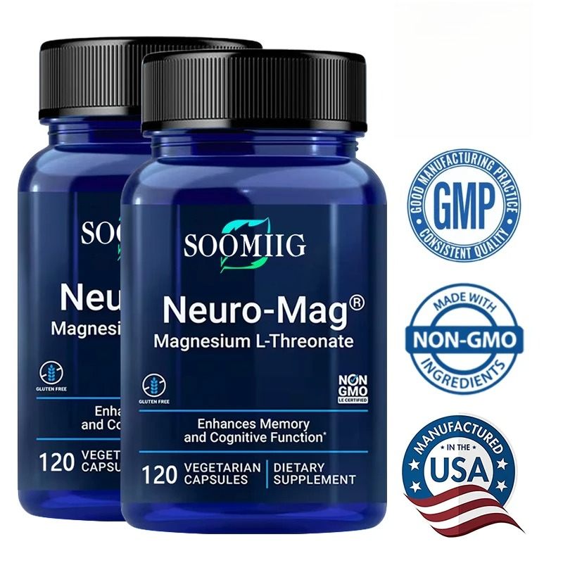 Food Zinc - Magnesium Threonate 2000 Mg Capsules, High