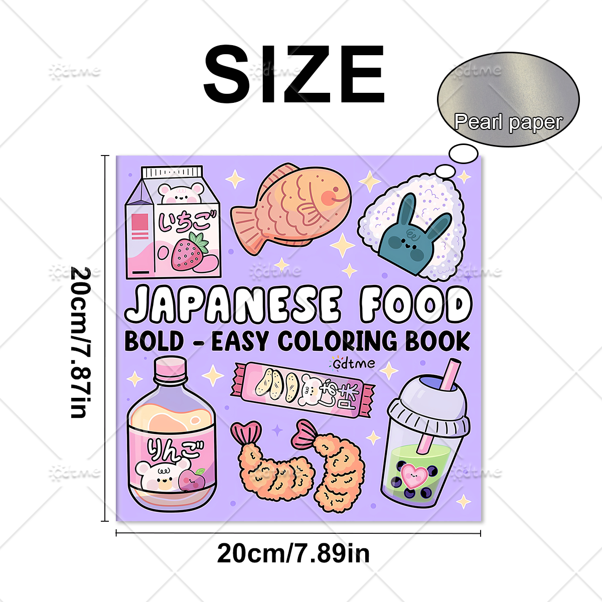 JAPANESE FOOD Bold-easy Patter - Food Snacks Coloring Book avaliação e preço