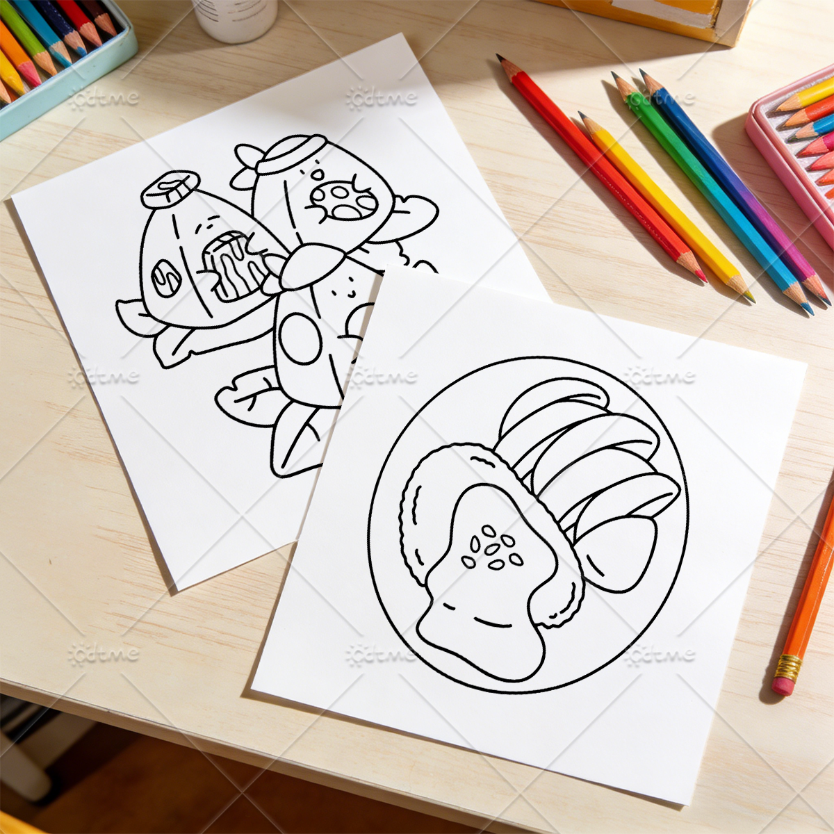 JAPANESE FOOD Bold-easy Patter - Food Snacks Coloring Book avaliação e preço