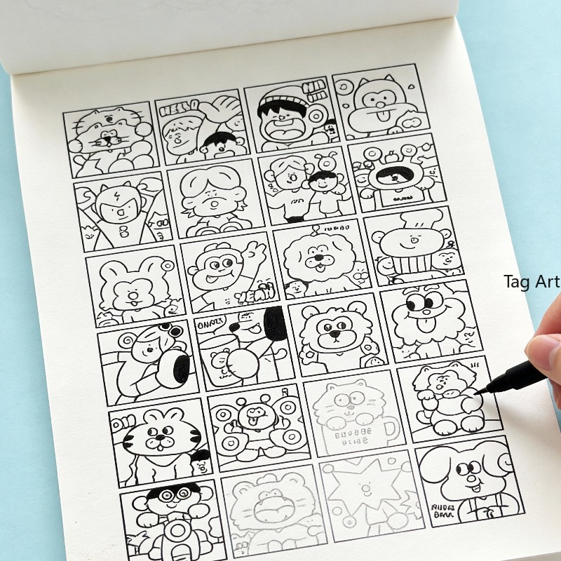 Anxious Relief Hand Picture Bo - Food Snacks Coloring Book avaliação e preço