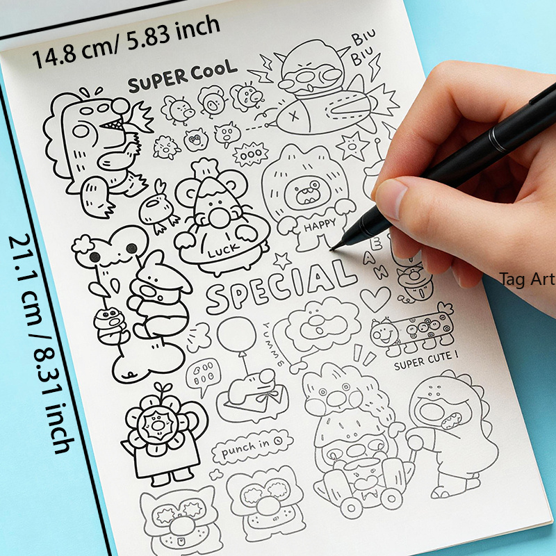 Anxious Relief Hand Picture Bo - Food Snacks Coloring Book avaliação e preço