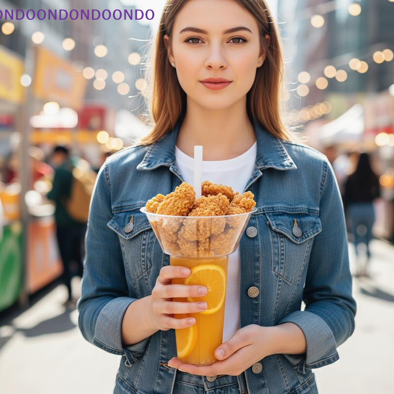 Bubble Milk Tea Cup Bowl Snack - Food Snacks For Camping avaliação e preço