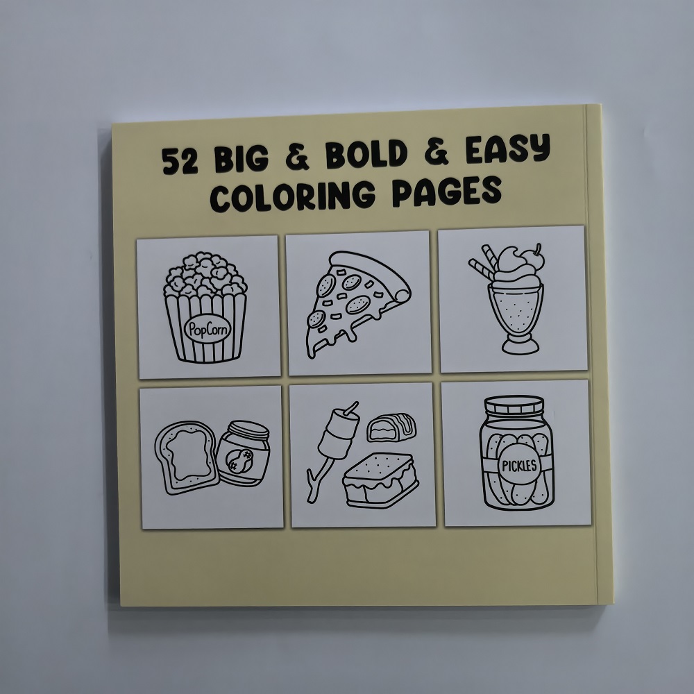 Food Drinks and Desserts Color - Food Snacks Coloring Book avaliação e preço