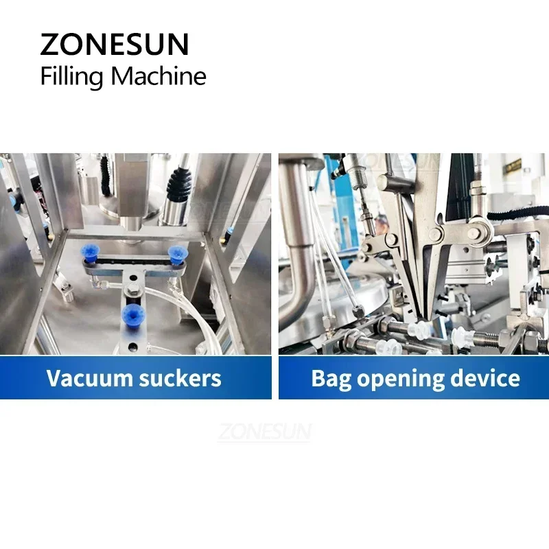 ZONESUN ZS-GB200 Automatic Gra - Food Snacks Packets avaliação e preço