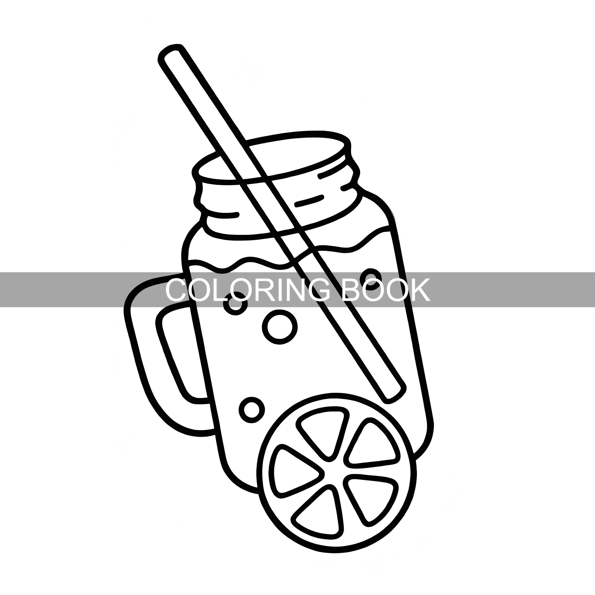 Delicious Treats Coloring Book - Food Snacks Coloring Book avaliação e preço