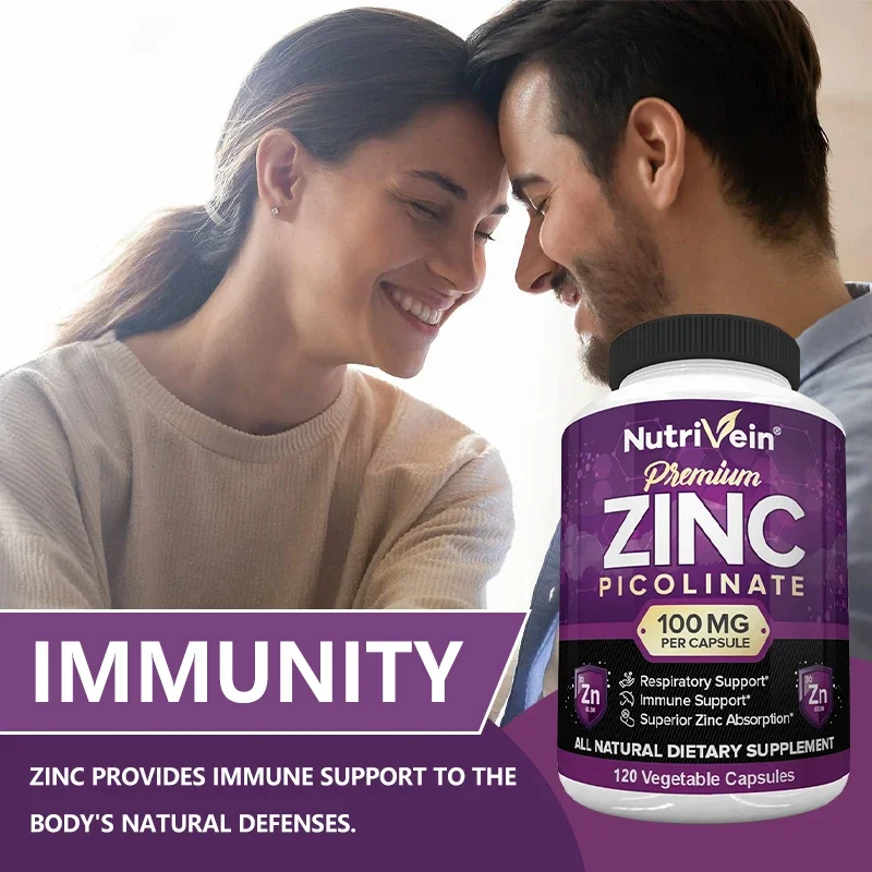 Premium Zinc Picolinate 100mg  - Food Zinc avaliação e preço