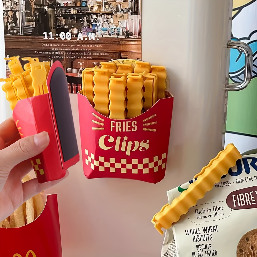 Creative French Fry Sealing Cl - Food Snacks Packets avaliação e preço