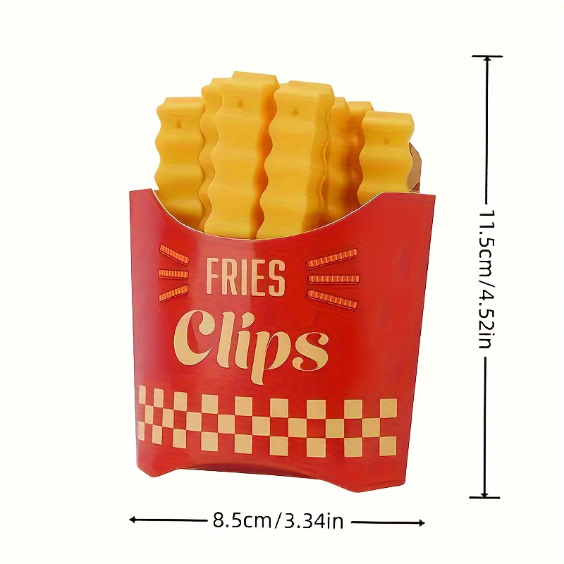 Creative French Fry Sealing Cl - Food Snacks Packets avaliação e preço