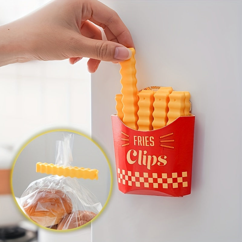 Creative French Fry Sealing Cl - Food Snacks Packets avaliação e preço