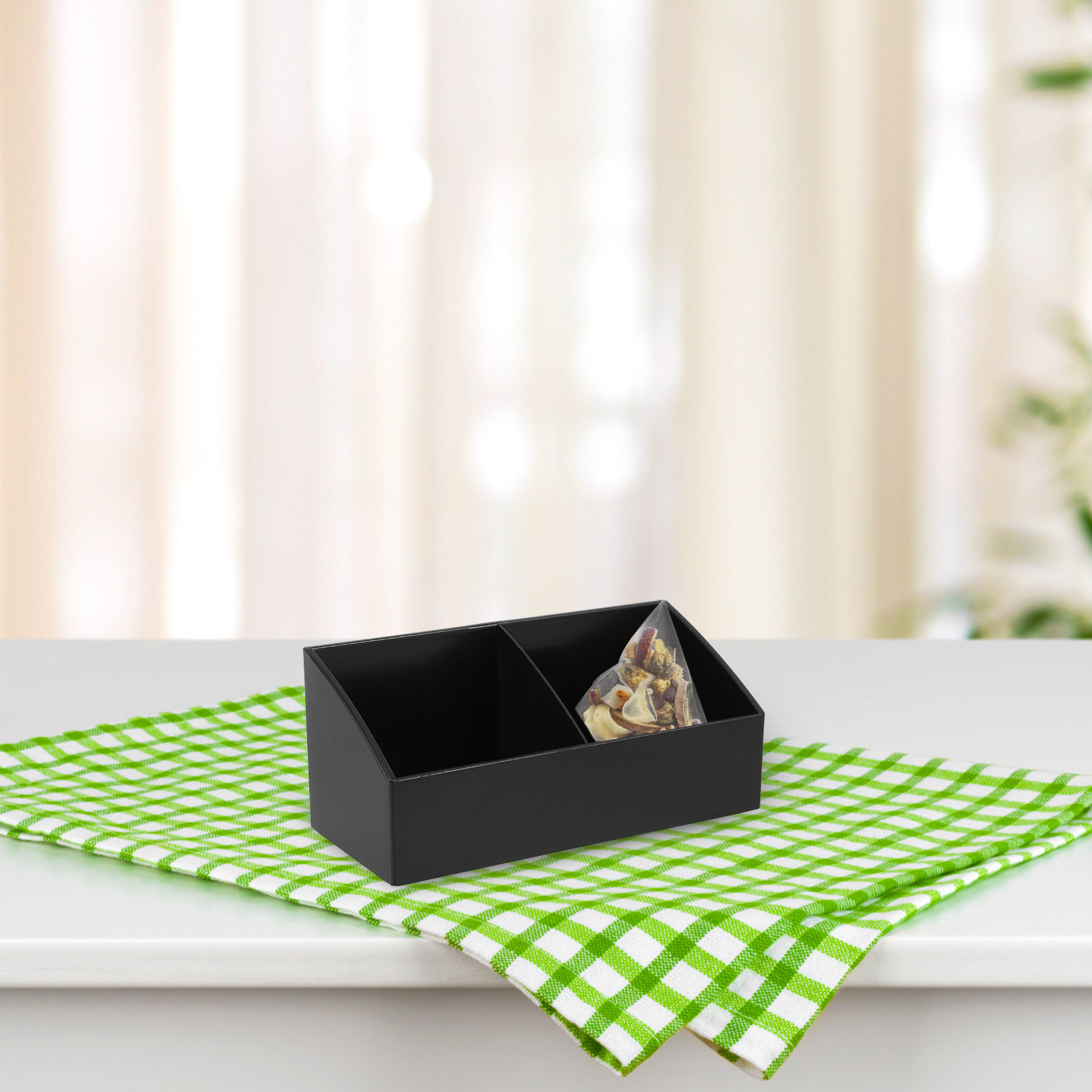 Tea Bag Box 2-Compartment Food - Food Snacks Packets avaliação e preço