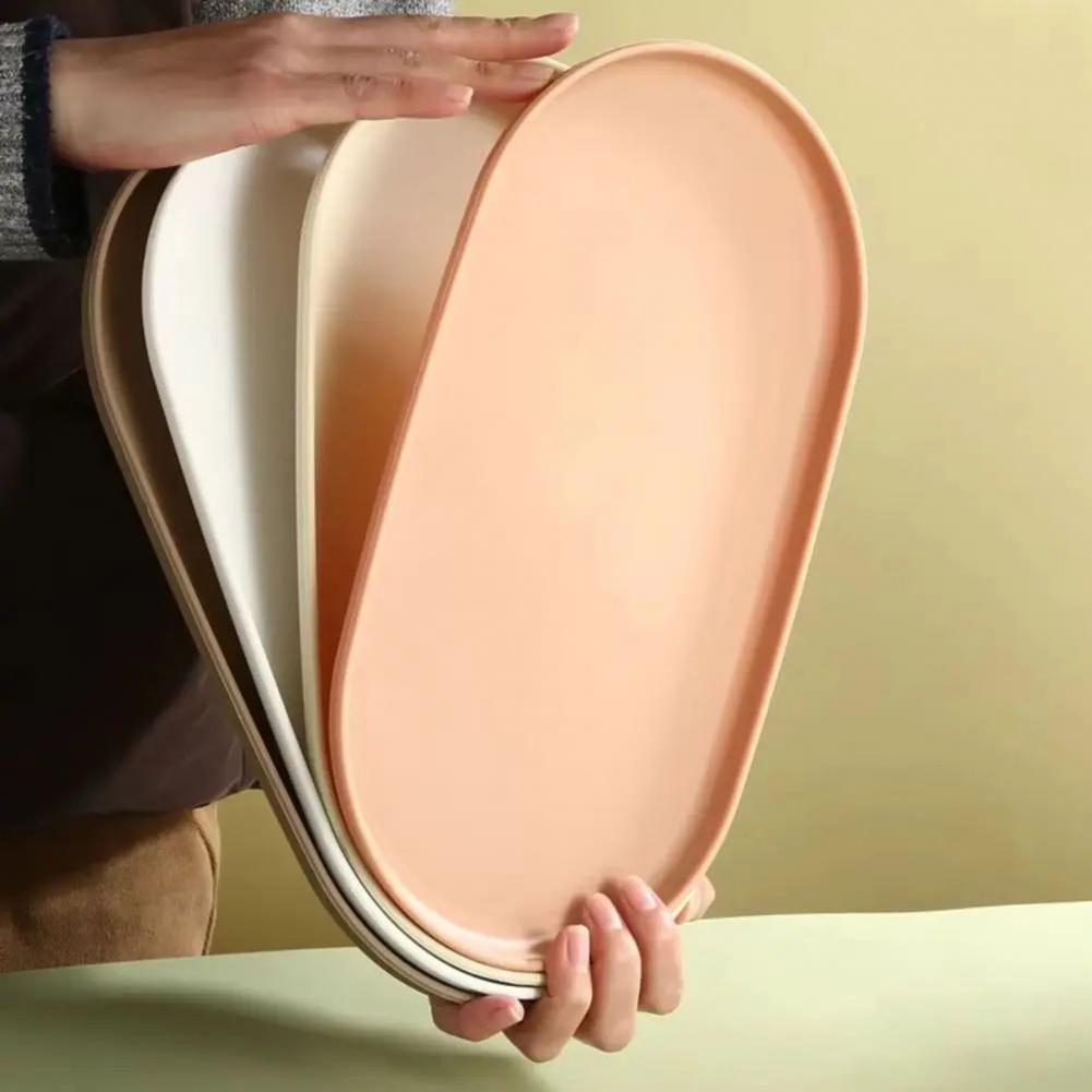 Stackable Fruit Plate Oval Sha - Food Snacks For Camping avaliação e preço