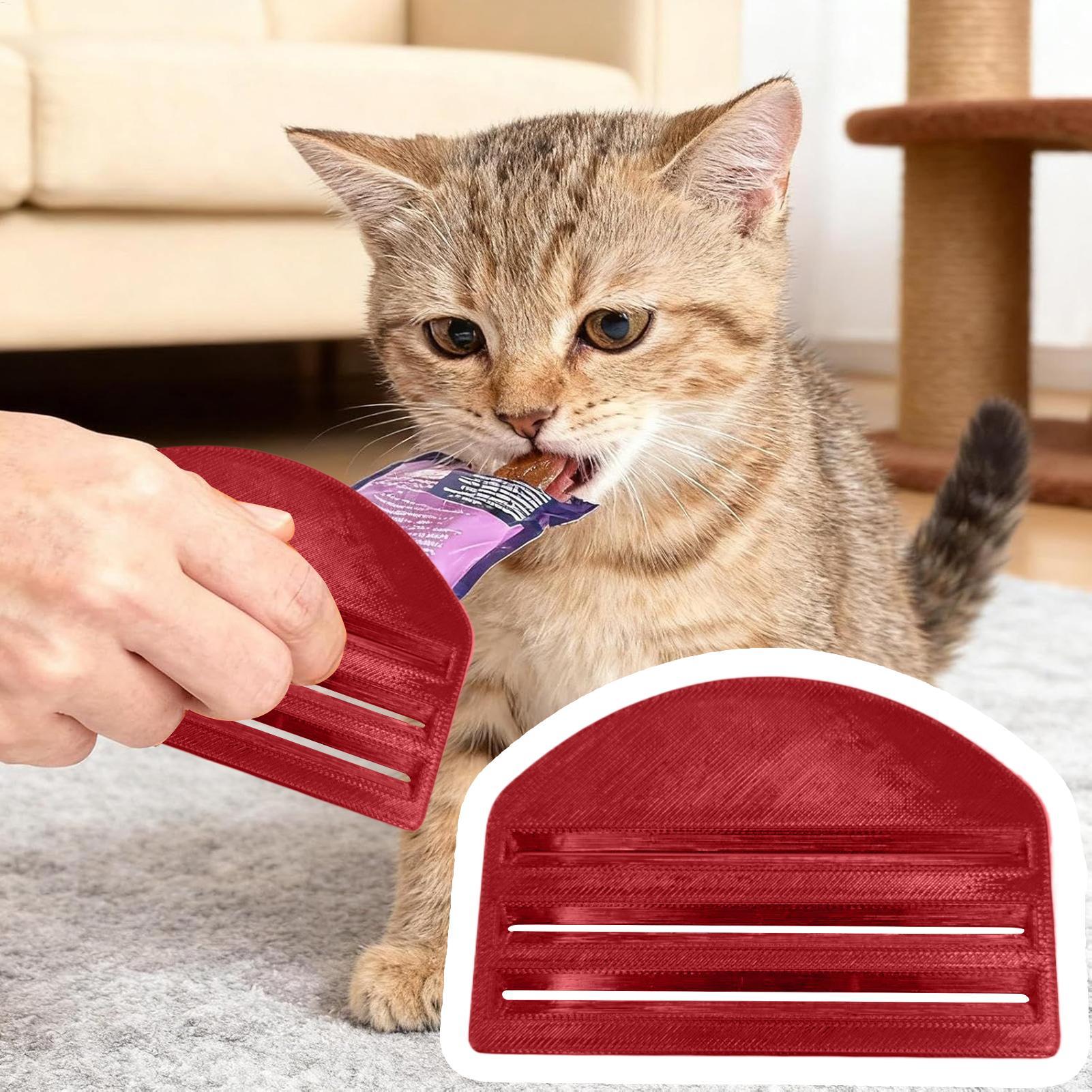 Cat Food Pouch Squeezer Wet Tr - Food Snacks Packets avaliação e preço
