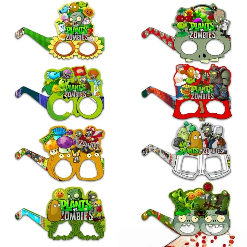 8pcs Plant Vs. Zombie Theme Pa - Zombie Snacks avaliação e preço
