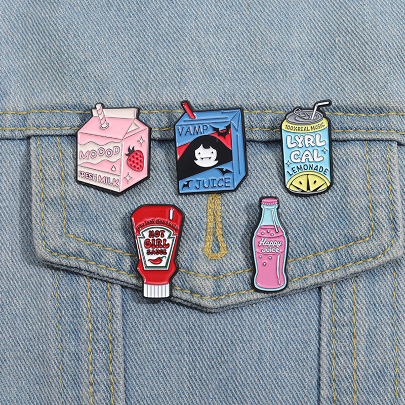 Delicious Food Enamel Pins Cus - Food Zinc avaliação e preço