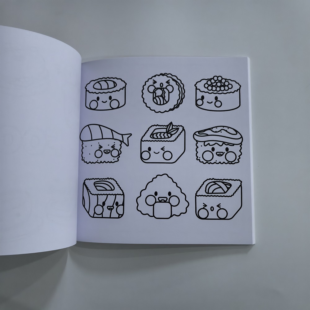 Food Drink & Sweets Easy-bold  - Food Snacks Coloring Book avaliação e preço