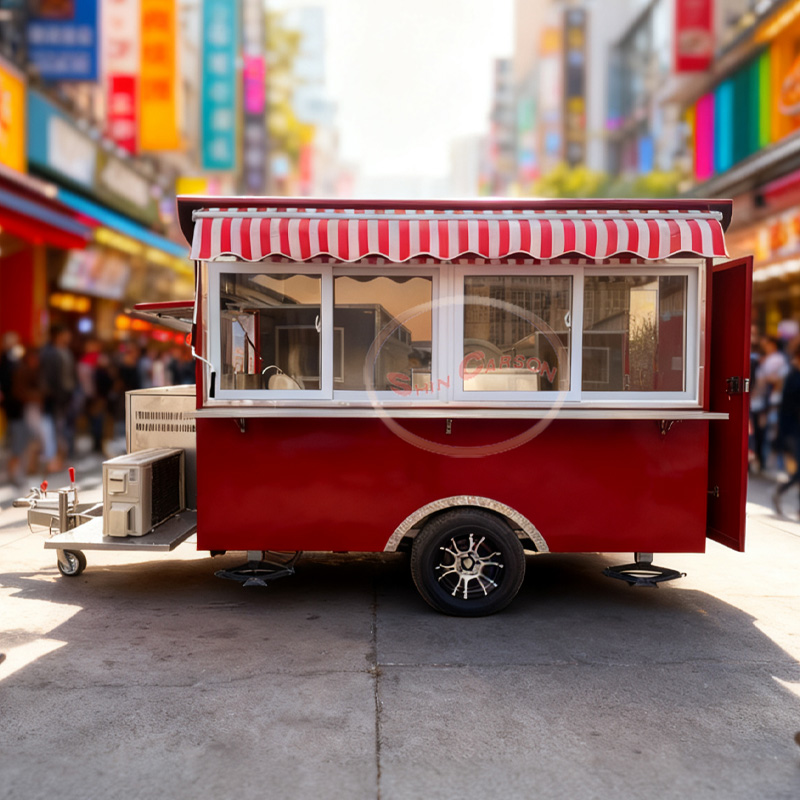 Mobile food truck, multi-funct - Food Snacks For Camping avaliação e preço