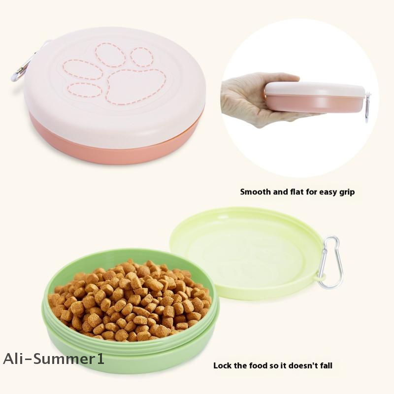 【E】1pc Pet Travel Bowl Pet Out - Food E Snacks avaliação e preço