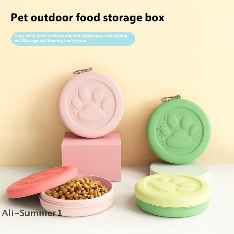 【E】1pc Pet Travel Bowl Pet Out - Food E Snacks avaliação e preço