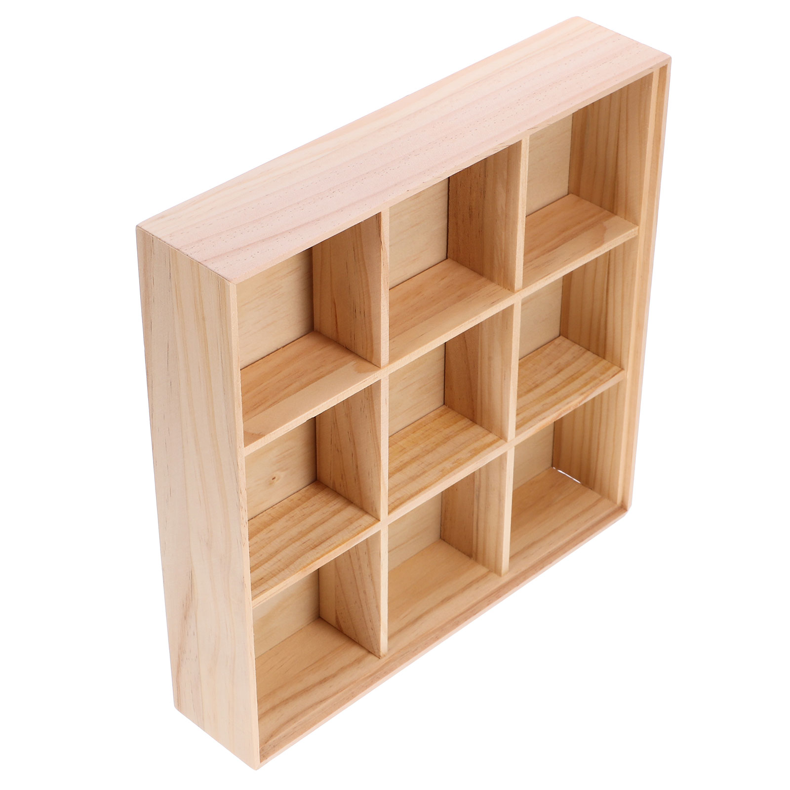 1pc Wooden Divided Storage Box - Food Snacks Packets avaliação e preço