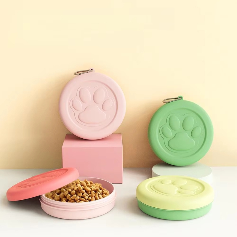 11/14cm2-in-1 Travel Dog Bowl  - Food Snacks For Camping avaliação e preço