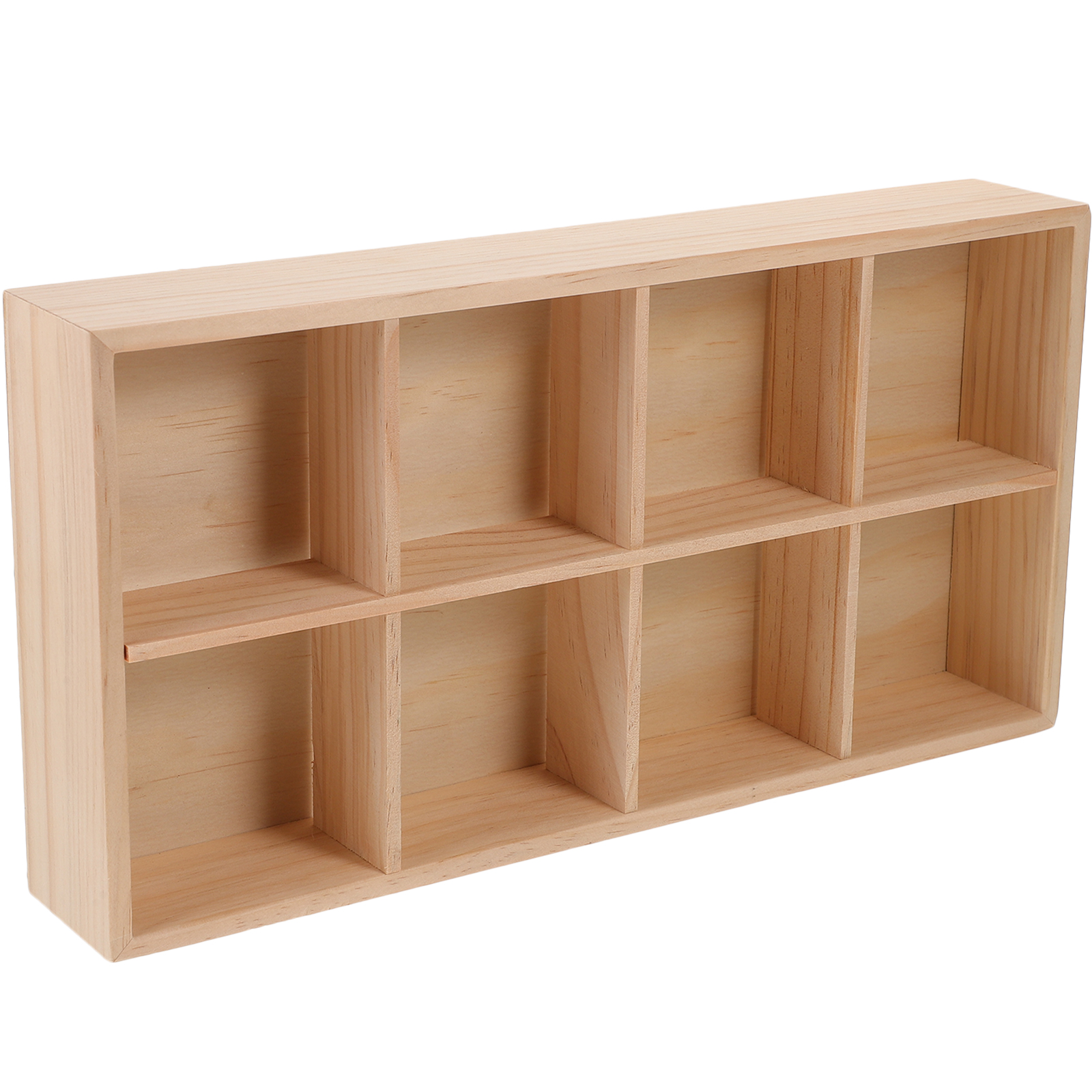 1pc Wooden Divided Storage Box - Food Snacks Packets avaliação e preço