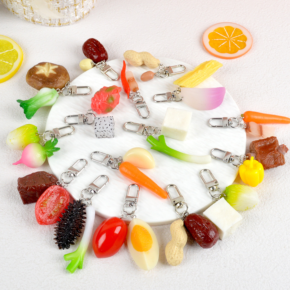 Simulated Food Keychain Fruits - Food Zinc avaliação e preço