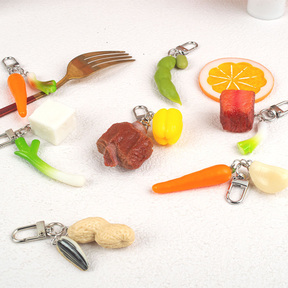 Simulated Food Keychain Fruits - Food Zinc avaliação e preço
