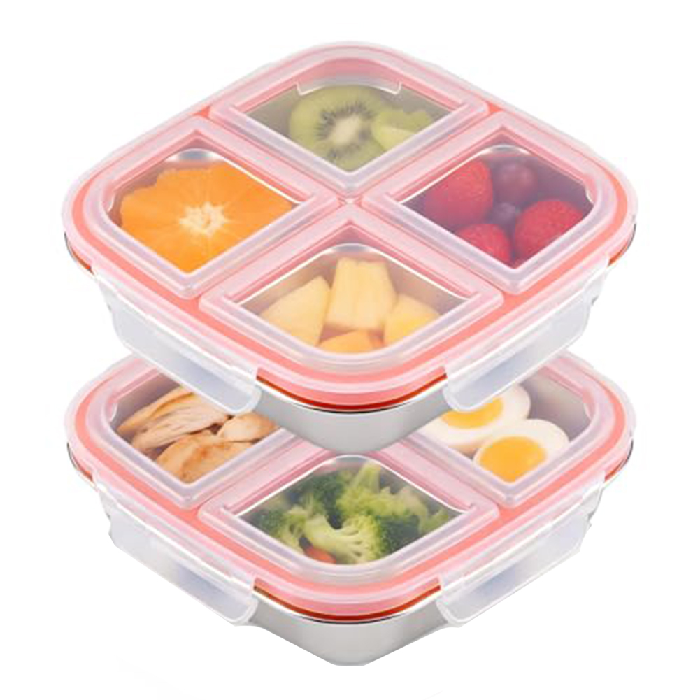 2 Pack Stainless Steel Snack B - Food Snacks For Camping avaliação e preço
