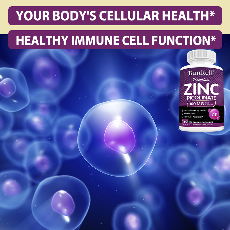 Premium Zinc Picolinate 100mg, - Food Zinc avaliação e preço