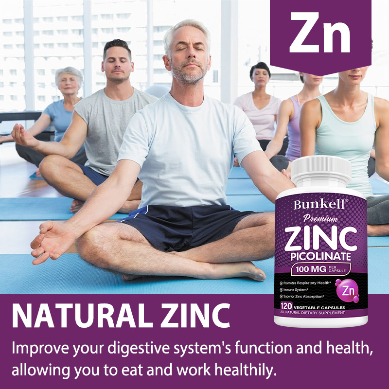 Premium Zinc Picolinate 100mg, - Food Zinc avaliação e preço