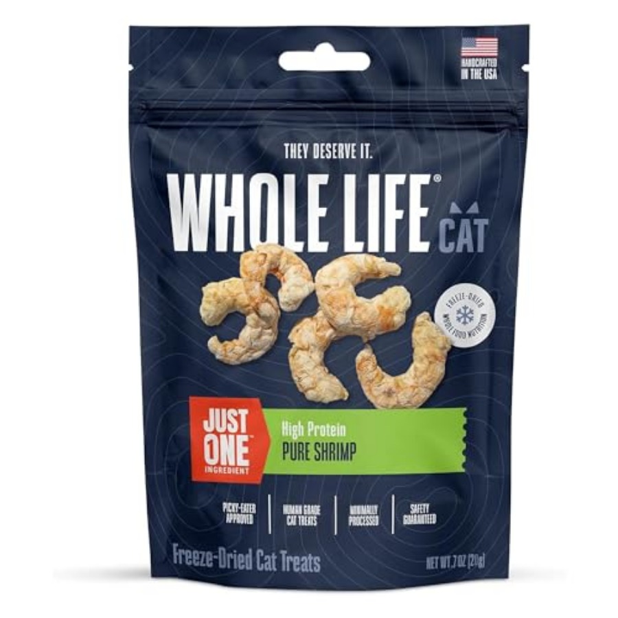 Whole Life Cat Just One Shrimp - Food Snacks With High Protein avaliação e preço