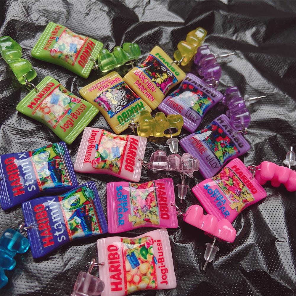 Y2K Mini Candy Bear Colorful D - Food E Snacks avaliação e preço