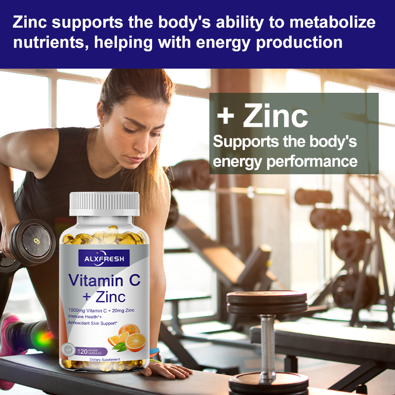 Alxfresh Vitamin C with Zinc f - Food Zinc avaliação e preço