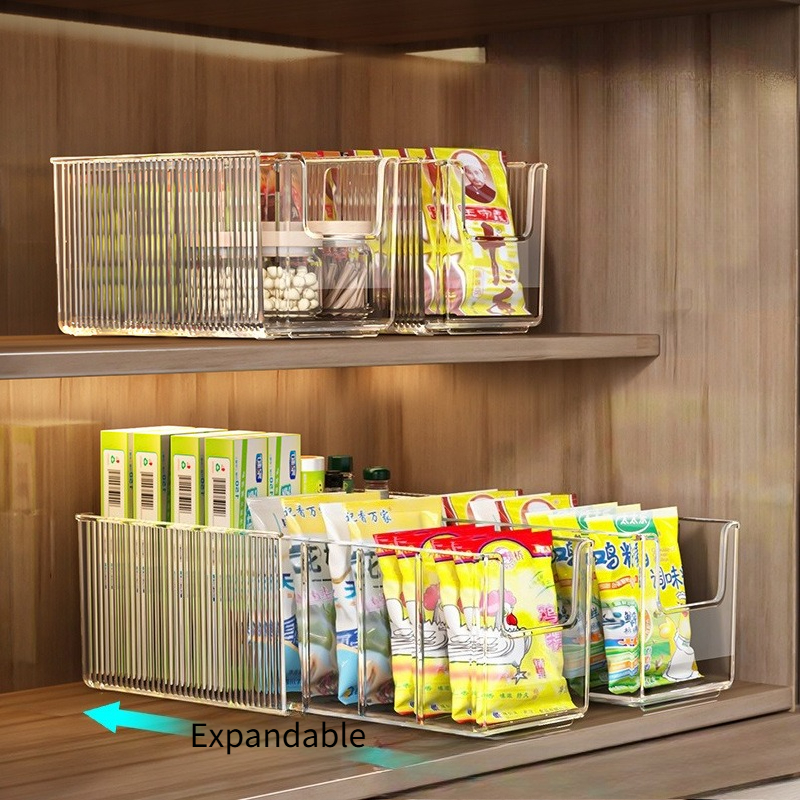 Clear Kitchen Storage Box with - Food Snacks Packets avaliação e preço