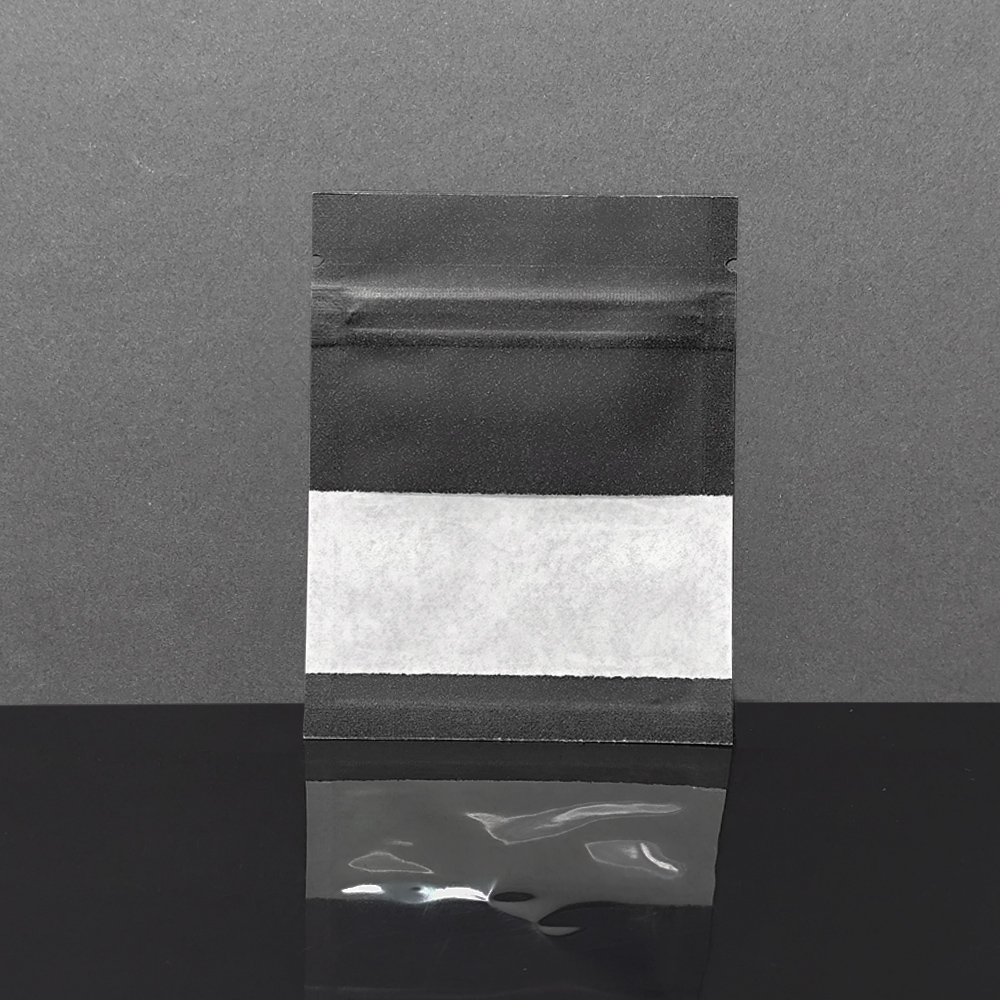 100pcs Black Reclosable Kraft  - Food Snacks Packets avaliação e preço