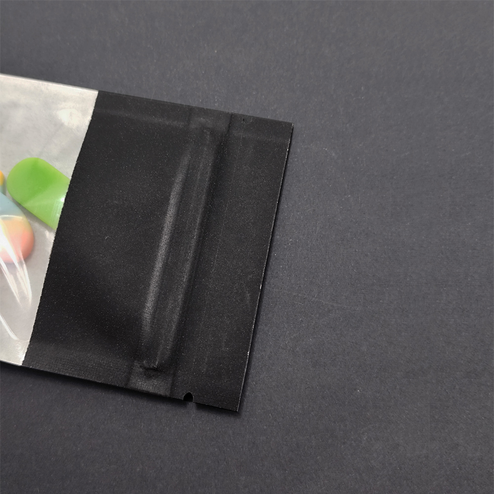 100pcs Black Reclosable Kraft  - Food Snacks Packets avaliação e preço