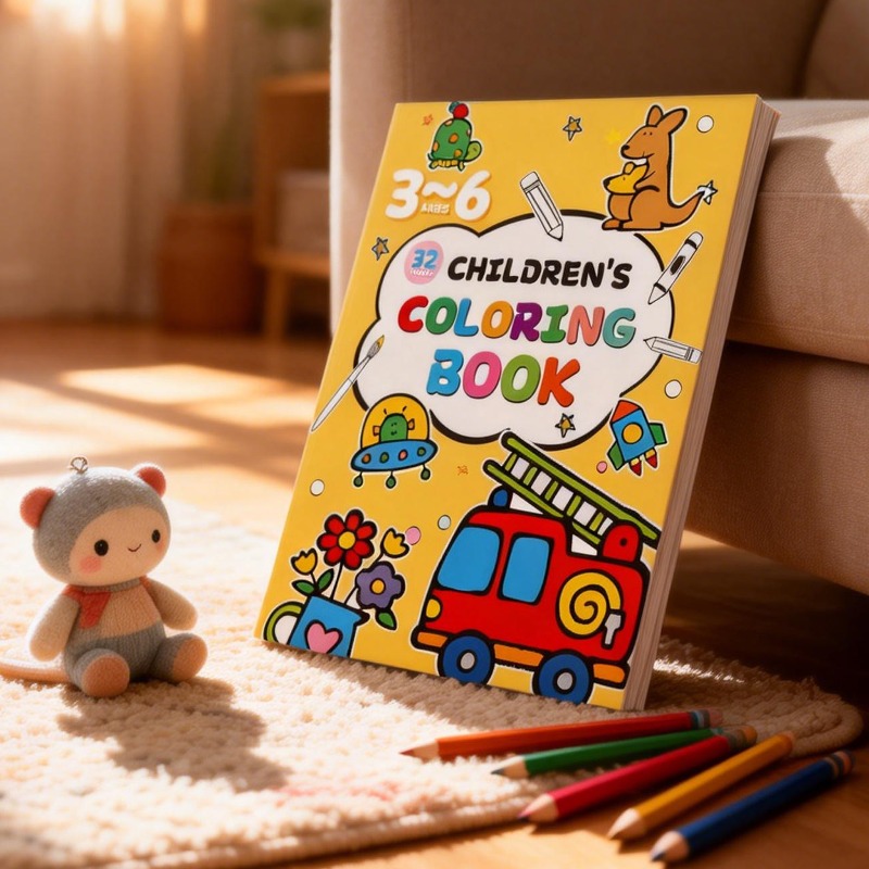 Children's Drawing Book, Conta - Food Snacks Coloring Book avaliação e preço