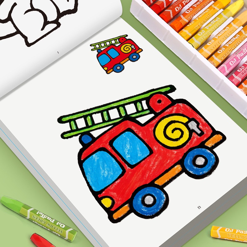 Children's Drawing Book, Conta - Food Snacks Coloring Book avaliação e preço