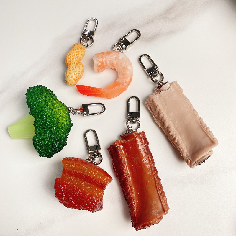 Simulation Food Keychain Brais - Food Zinc avaliação e preço