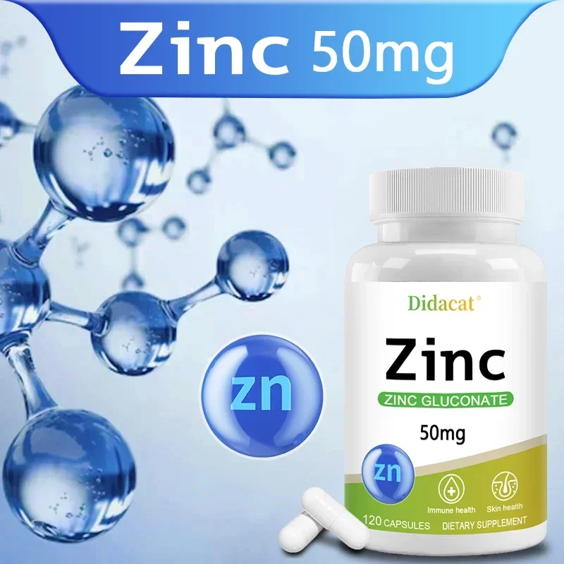 Zinc 50 Mg - with Zinc Glucona - Food Zinc avaliação e preço